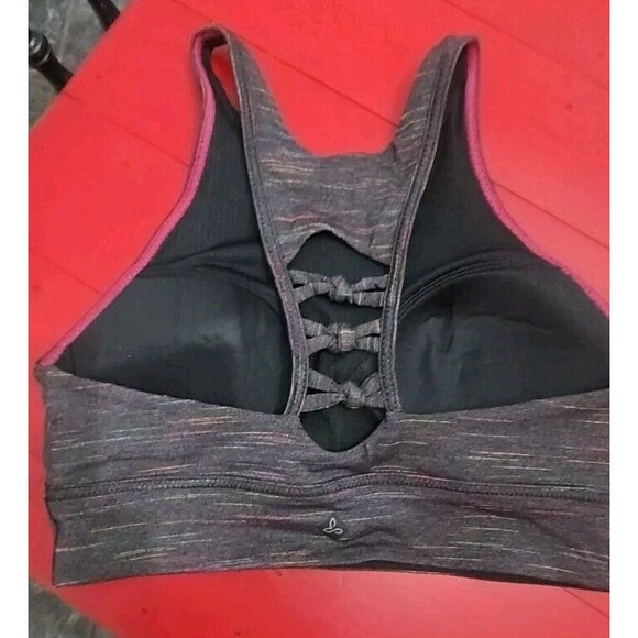 ! prAna MEDIUM Itzel  Racerback Sports Bra Athletic Yoga PILATES - Picture 2 of 5